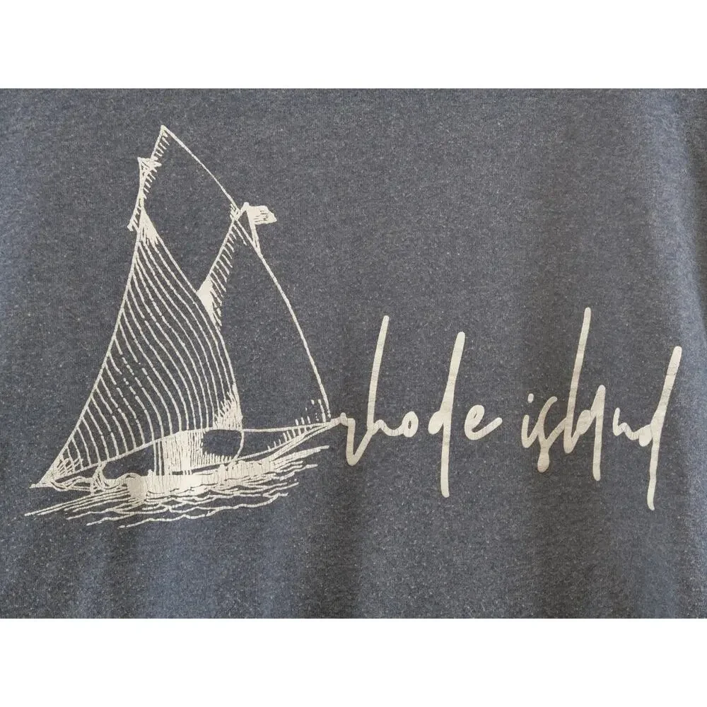P.S. Gear Division boat T shirt Gray Sz Medium